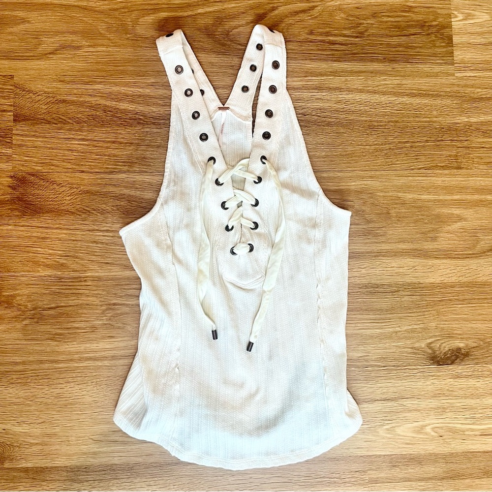 Free People Lace-Up Tank
